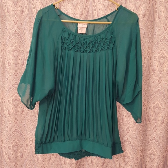 Jaclyn Smith Tops - Jaclyn Smith Sheer Blouse